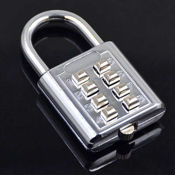 Eight Digit Code Padlock